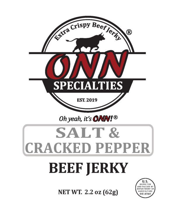 Salt & Cracked Pepper Beef Jerky