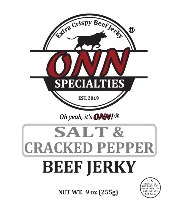 Salt & Cracked Pepper Beef Jerky - Image 3